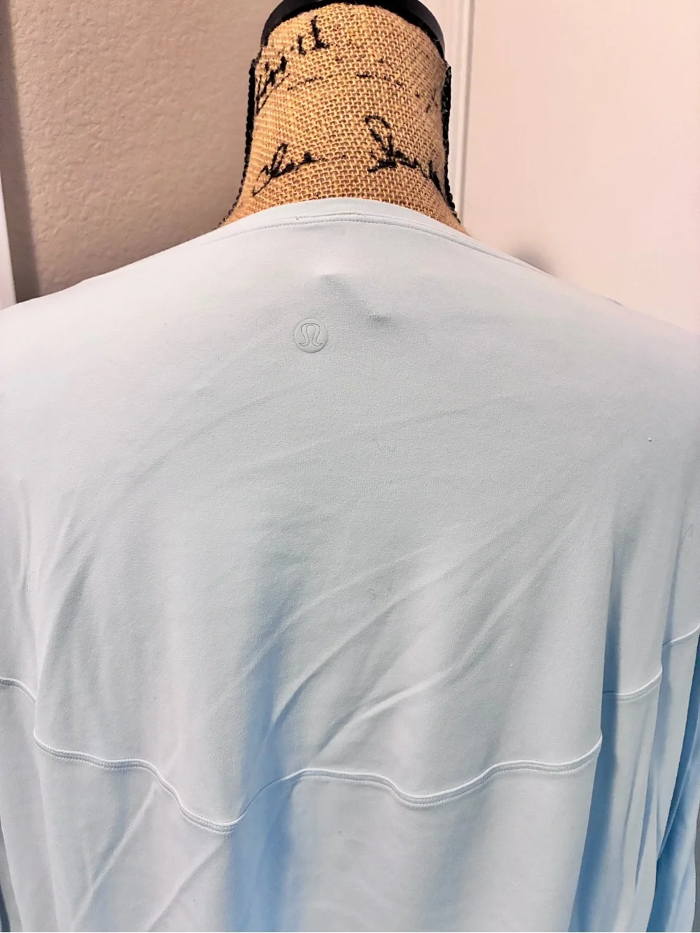 lululemon athletica Light Blue Long-Sleeve Crew Top